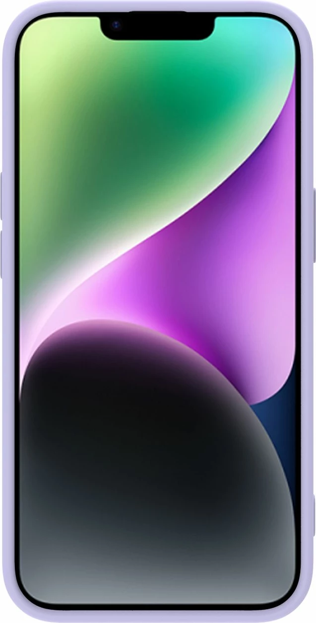 Mbështjellës Nillkin CamShield Silky Silicone për iPhone 14 Plus, MagSafe, Kapak kamere, Violet