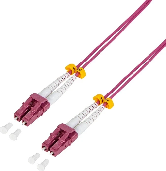Fibër optike LogiLink OM4 LC-LC 100m, vjollcë