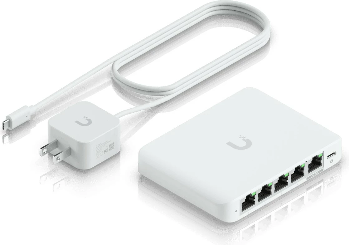 Switch Ubiquiti UniFi Flex Mini 2.5G, Managed, 5 porte, PoE, Desktop