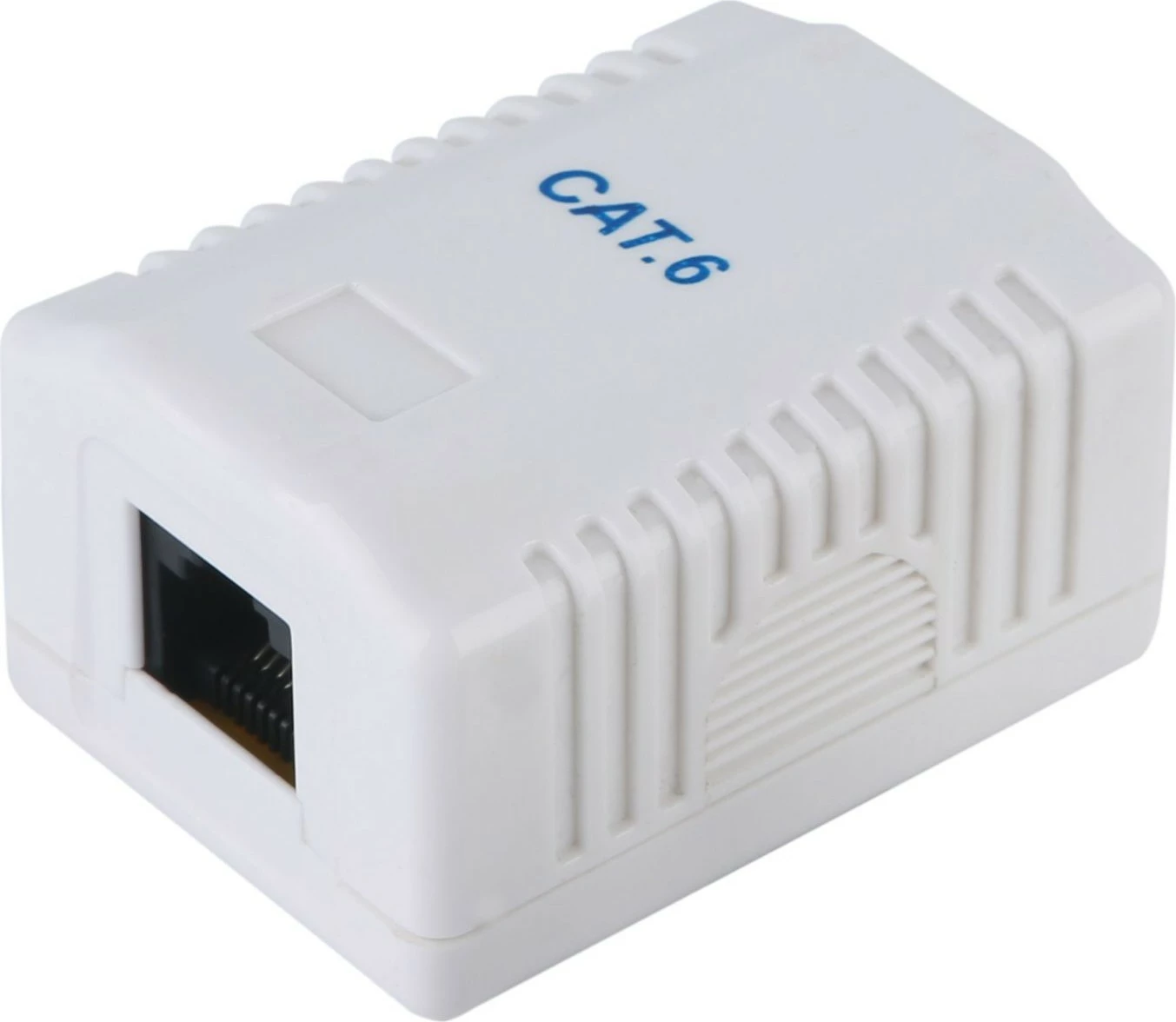 Kutizë rrjeti EQUIP Cat.6, 1 portë RJ-45, e bardhë