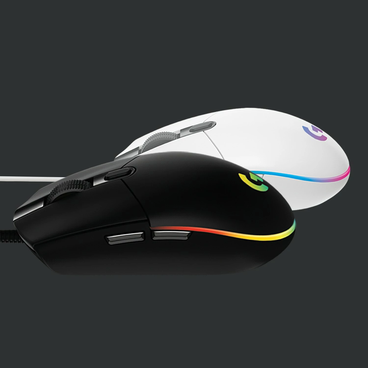 Maus Logitech G G203 LIGHTSYNC, USB Type-A, 8000 DPI, 1 ms, Ngjyrë e zezë