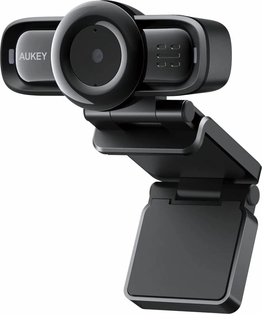 Webcam Aukey PC-LM3 Full HD 1080p USB me mikrofon stereo, e zezë