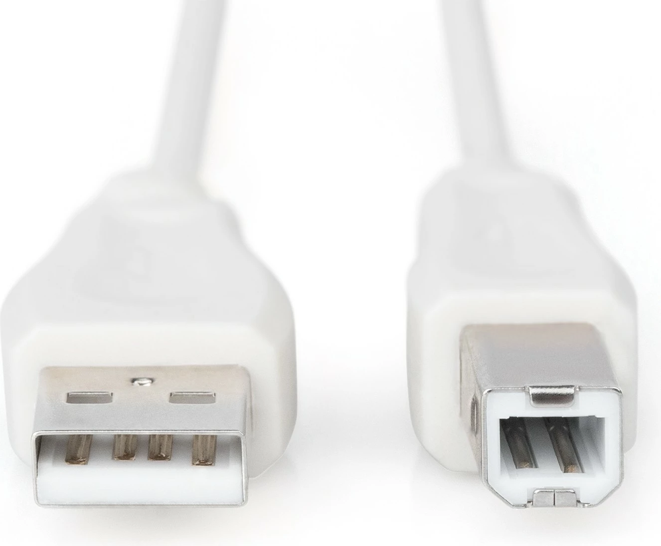 Kabllo USB 2.0 Digitus 1.8m, Type-A në Type-B, bezhë