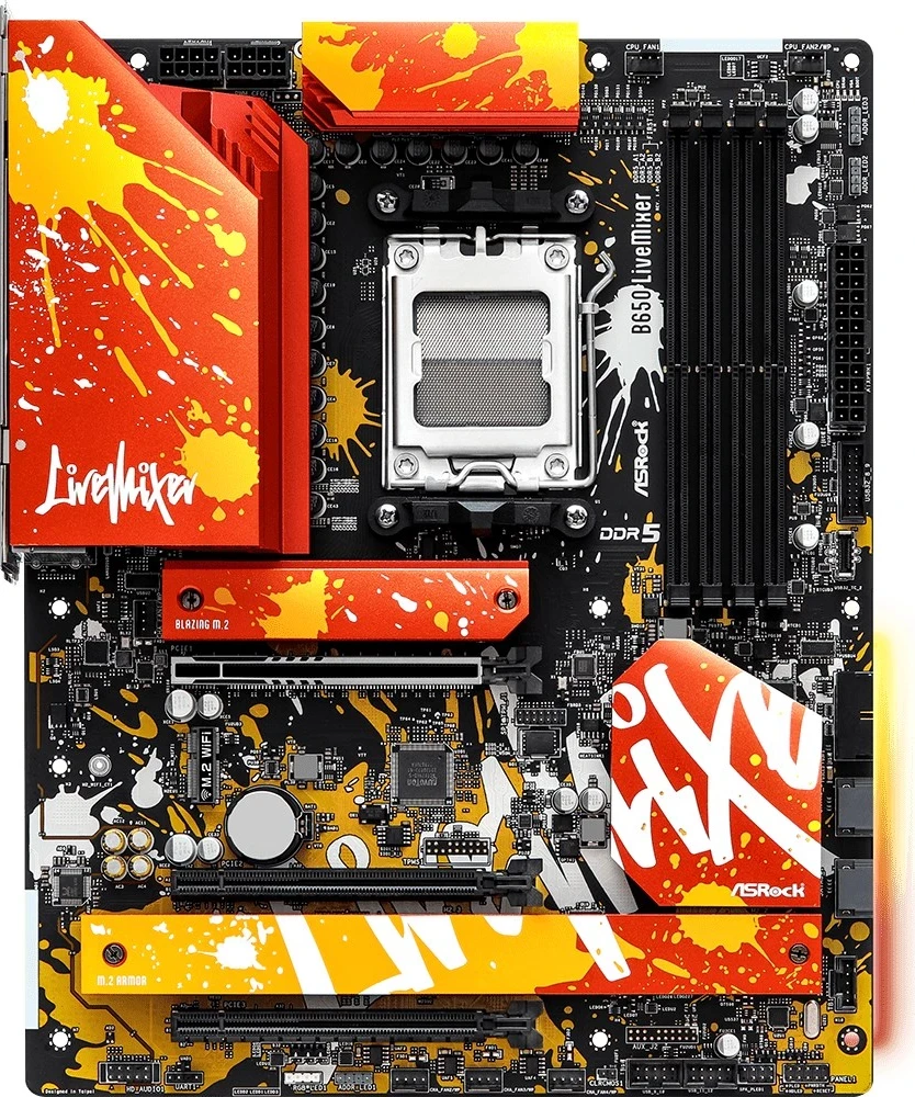 Pllakë amë Asrock B650 , 128GB, Socket AM5 ATX