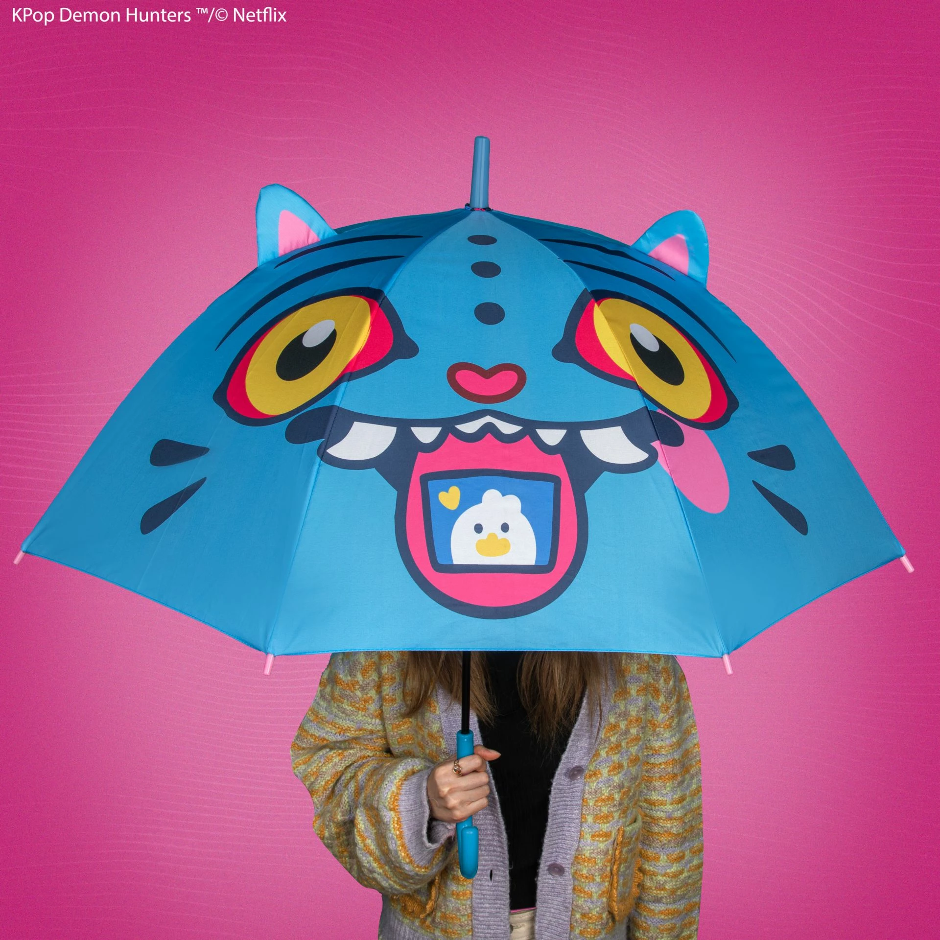Çadër Cinereplicas KPop Demon Hunters Derpy 86 cm, blu