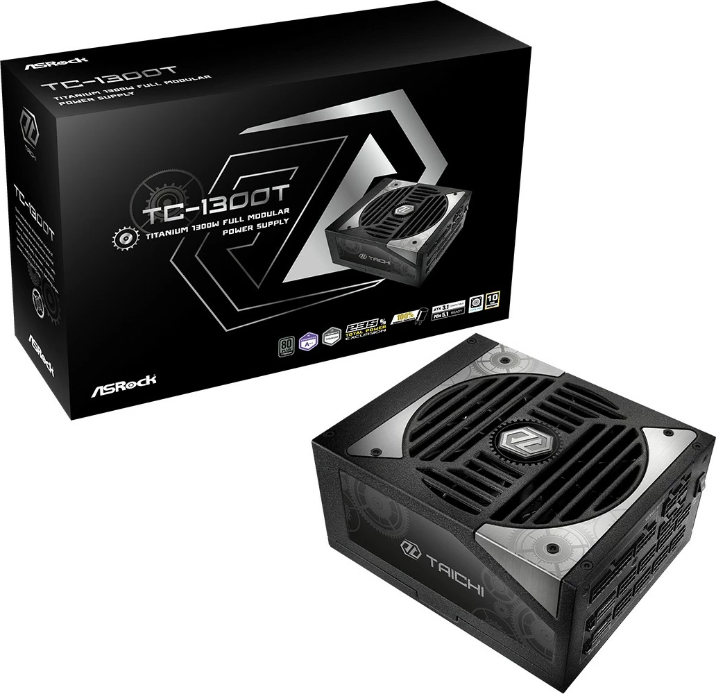 Furnizues energjie ASRock TC-1300T 1300W, 80+ Titanium, i zi