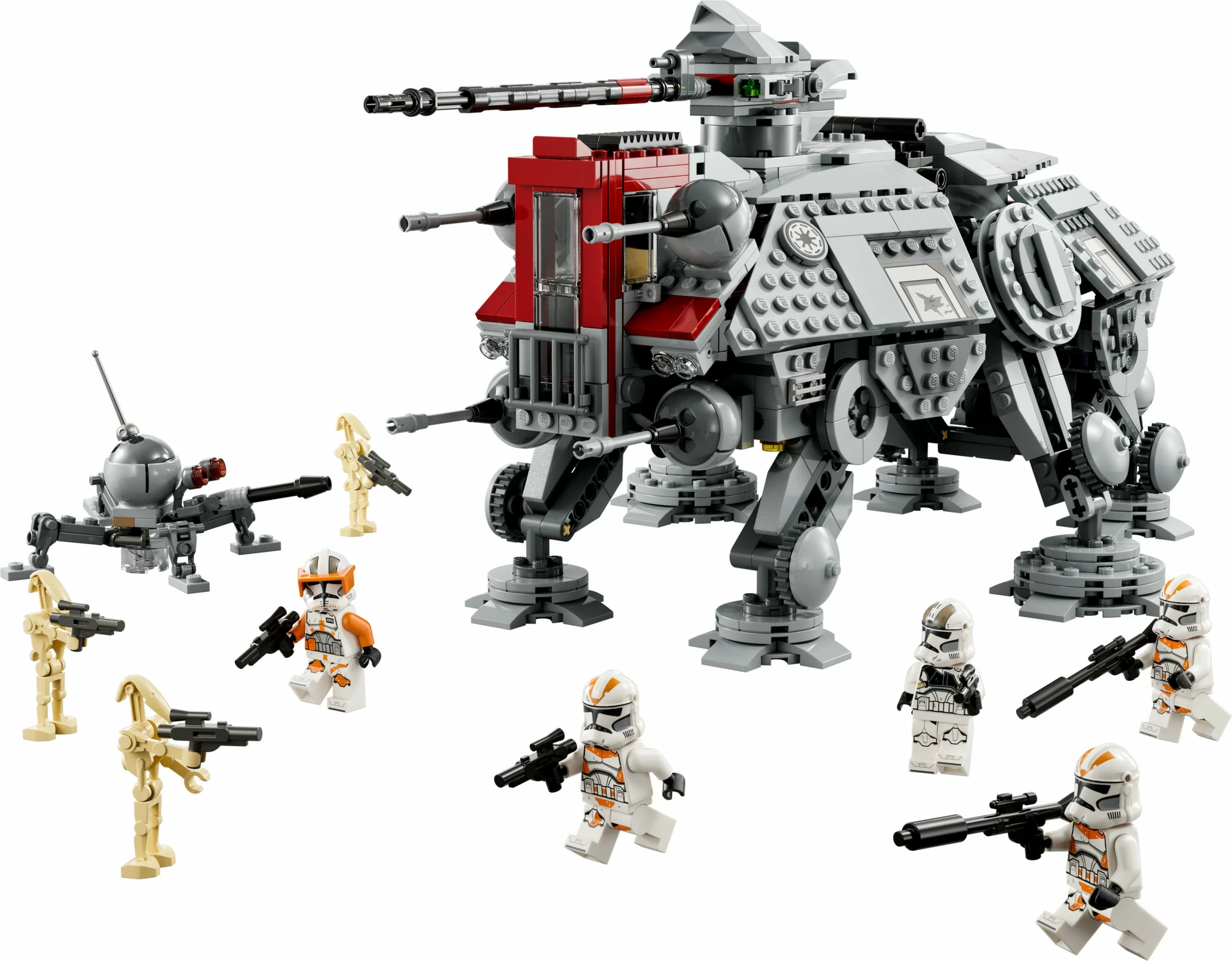 Set ndërtimi LEGO Star Wars AT-TE Walker, 1082 pjesë, Multingjyrësh