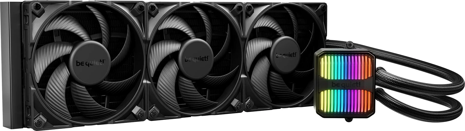 Ftohës me lëng all-in-one për procesor BE QUIET! Silent Loop 3, 420 mm, 3 ventilatorë 14 cm, zi