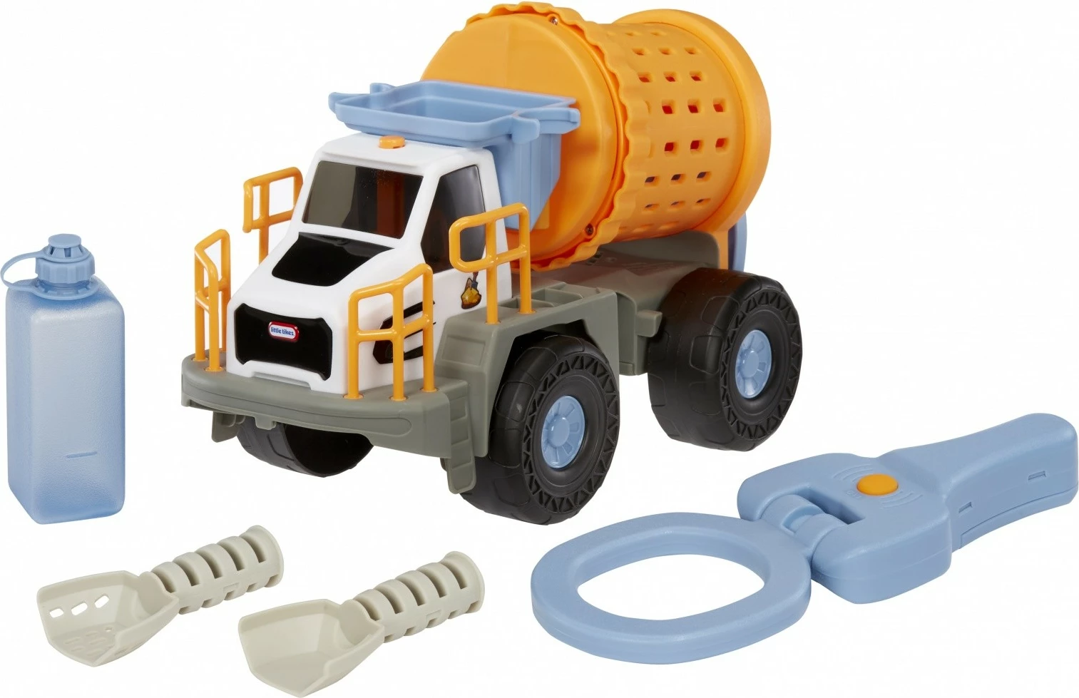 Set kamion minierash Little Tikes Mining Truck Big Adventures, plastikë, 27 cm, azure/gri/portokalli/e bardhë