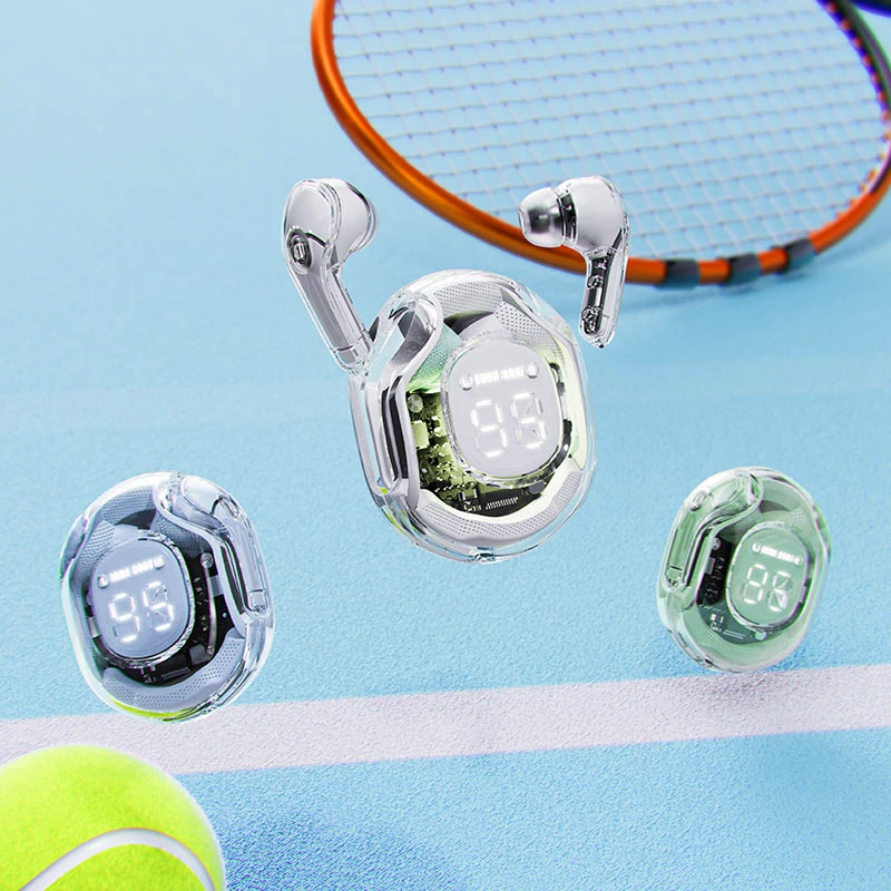 Kufje Acefast T8 TWS wireless, Bluetooth 5.3, me kuti karikimi, Violet