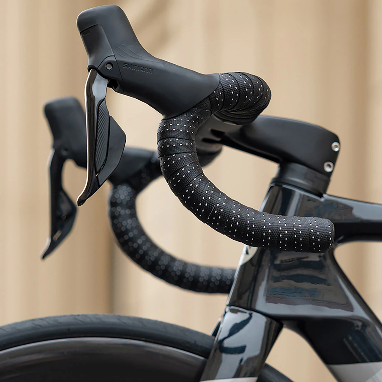 Shirit doreze për timon biçiklete Rockbros 71240004006, EVA, Portokalli, set 2 copë