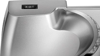 Makineri prerëse ushqimi UNOLD 78826, teh çeliku 17cm, 100W, zi/argjendtë