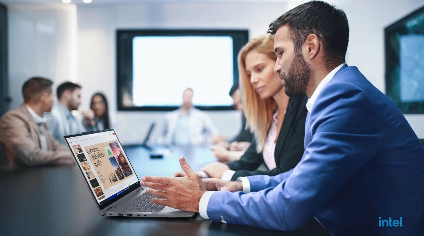 Laptop Lenovo ThinkBook 14 2-in-1 G5, Intel Core Ultra 5 225U, 16 GB RAM, 512 GB SSD, 14" Touch, Luna Grey