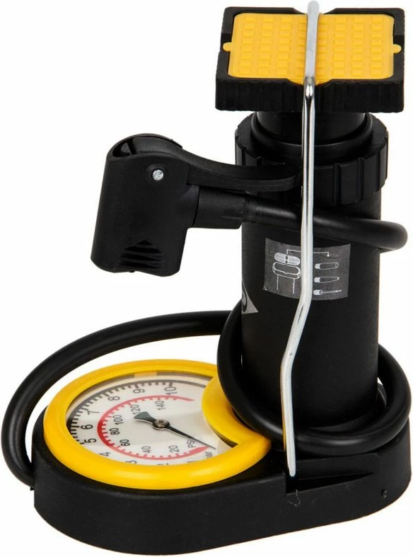 Pompa për biçikletë Dunlop me matës presioni