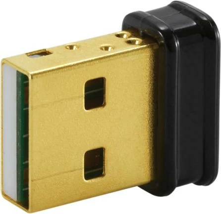 Adapter Wi‑Fi USB, Asus USB-N10 Nano (90IG05E0-MO0R00), 150 Mbit/s 802.11n, nano, e zezë