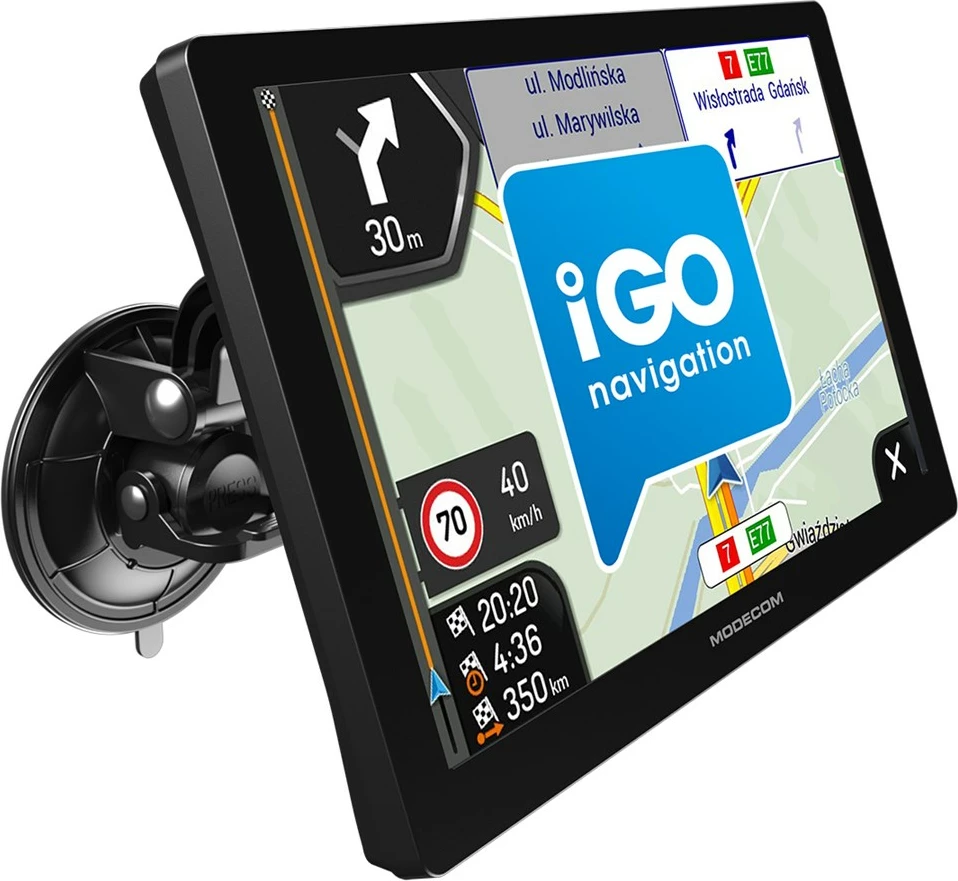 GPS navigacion për vetura MODECOM FreeWAY CX 9.4 me iGO Navigation, 16 GB, E zezë