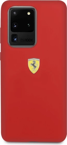 Mbështjellës Ferrari Hardcase FESSIHCS69RE për Samsung Galaxy S20 Ultra, Silikon, Kuq