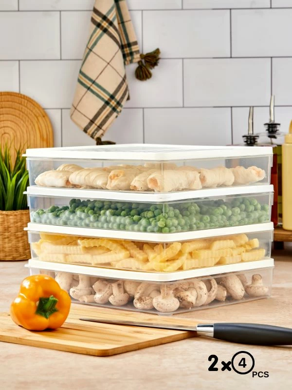 Set kuti për organizim (8 copë), Hermia, VITABOX 8'LI, e bardhë, 2.8L