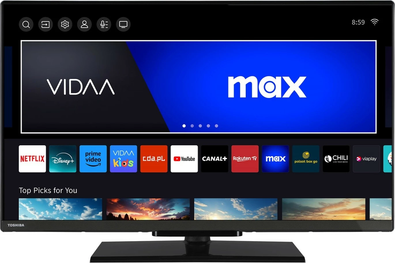 Televizor LED Toshiba 32WV3F63DG, 32", Smart TV, HDR10, WiFi, i zi