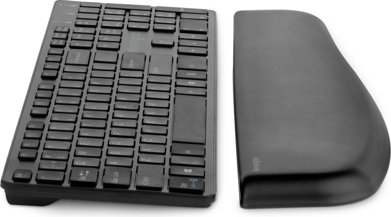 Mbështetëse dore Kensington ErgoSoft për tastierë standarde, xhel, e zezë