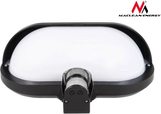 Llambë muri Maclean MCE33 me sensor lëvizjeje, 60W, E27, e zezë