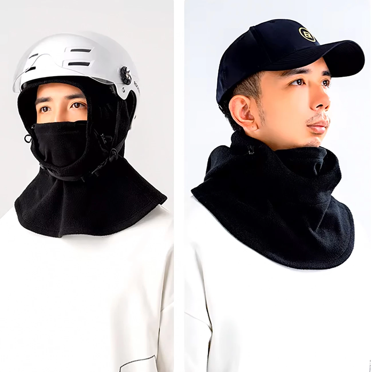 Balaklavë sportive Rockbros YPP034, polar, e zezë