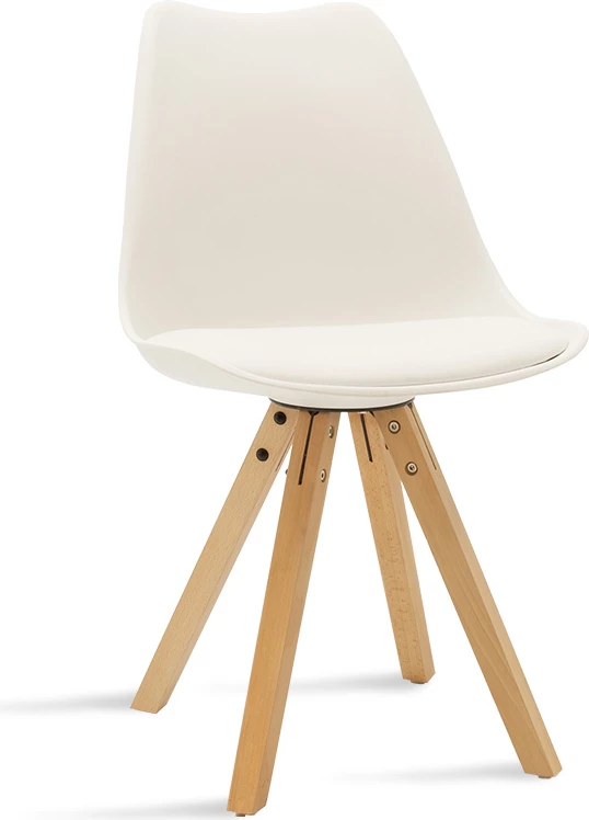 Karrige Caron PP e bardhë-këmbë natyrale