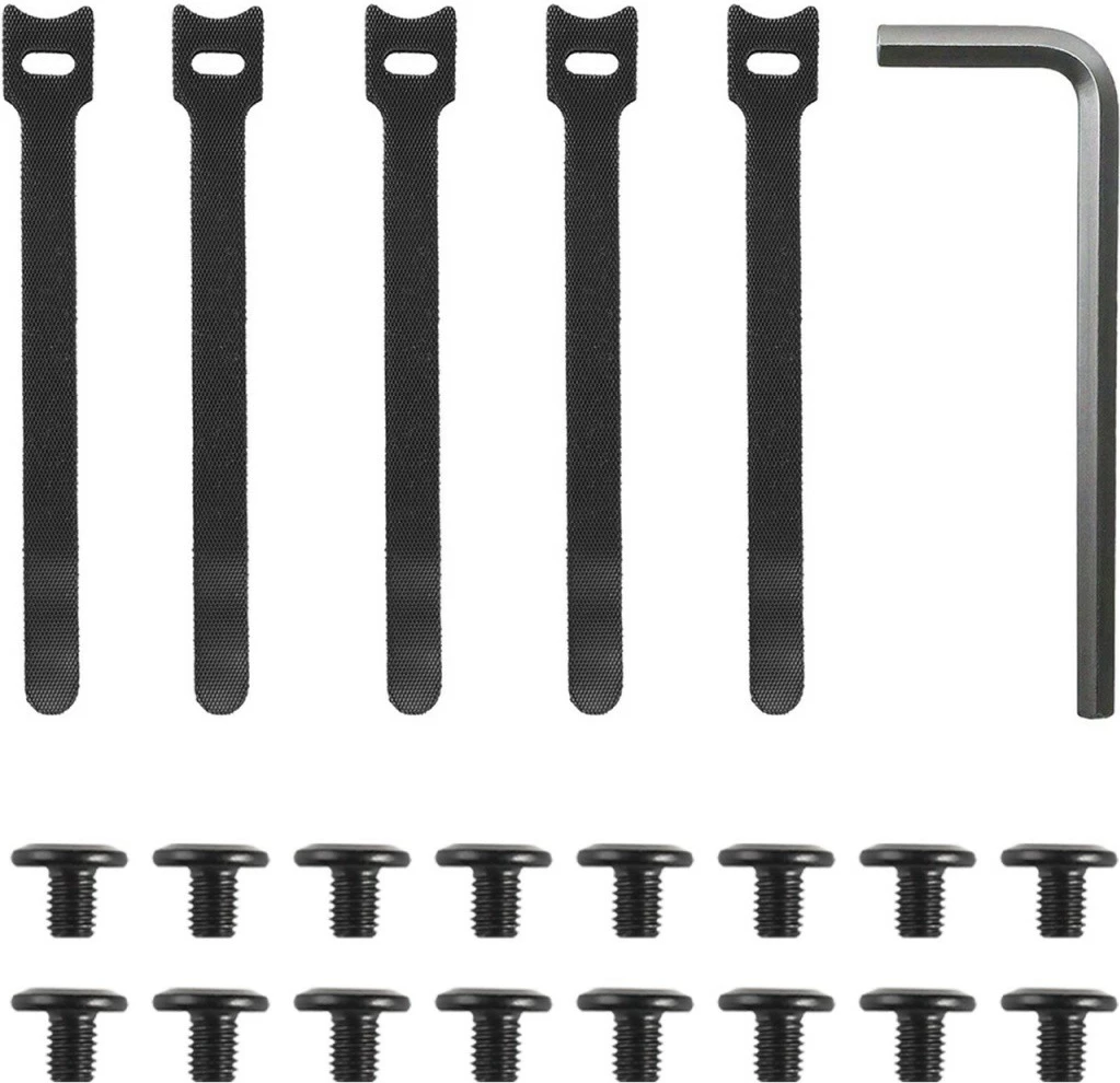 Organizues kabllosh nën tavolinë Maclean MC-104B, 40 cm, dy nivele, i zi