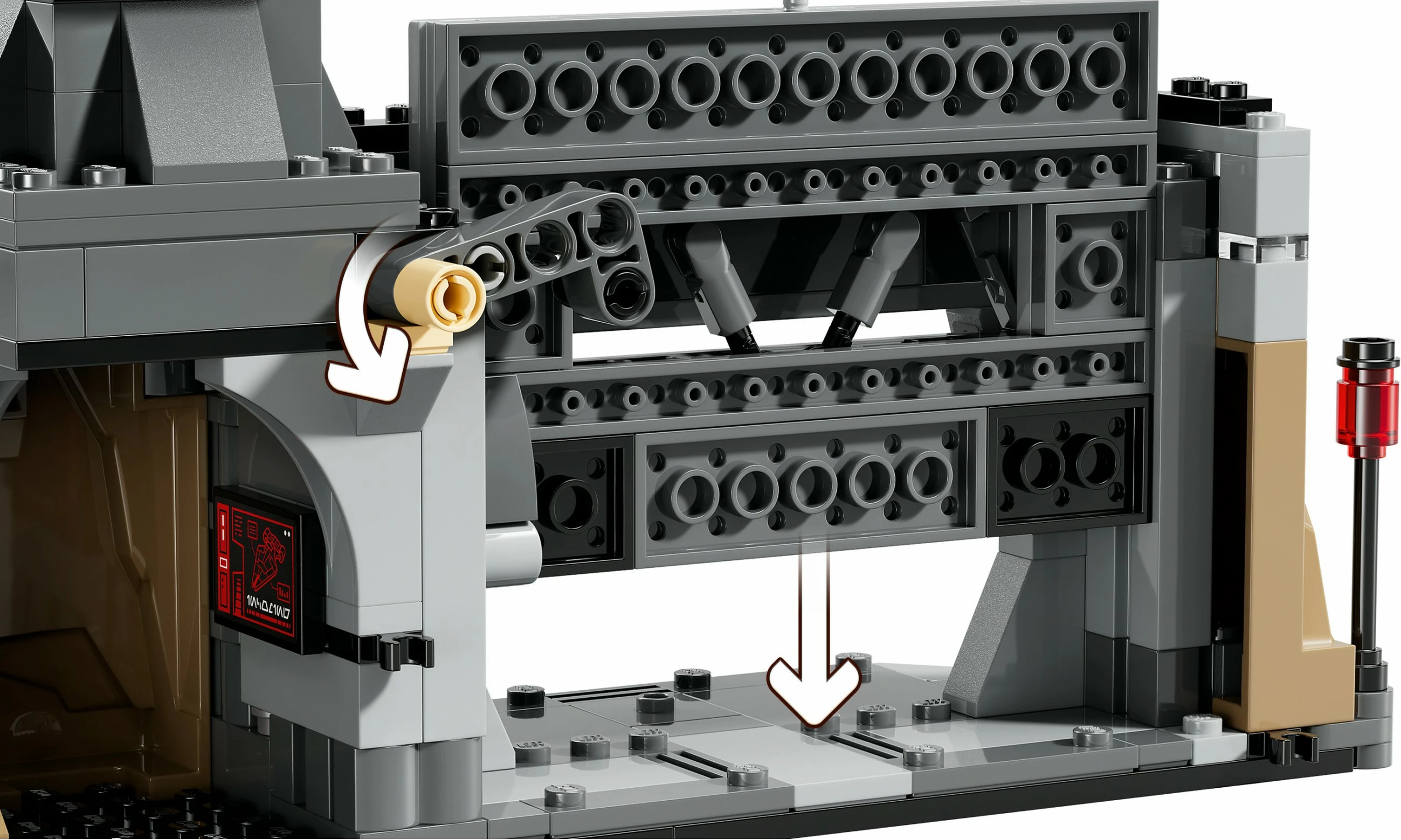 Set lodrash LEGO Star Wars 75386 duel Paz Vizsla Moff Gideon