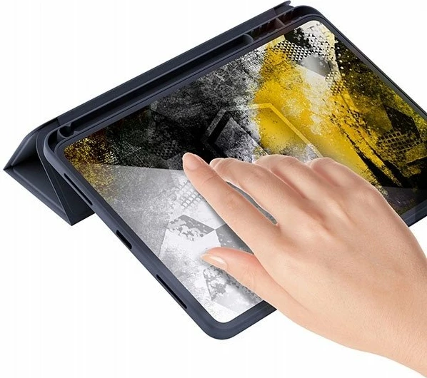 Mbështjellës për tablet 3MK Soft Tablet Case për Samsung Galaxy Tab S10 FE, flip, TPU, i zi