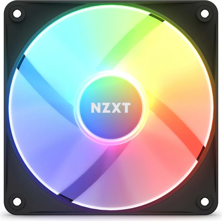 Ventilator kasë kompjuteri, NZXT, F Series F120 RGB Core (RF-C12SF-B1 RFC12SFB1), 120mm, RGB, 500rpm, 33dB, i zi