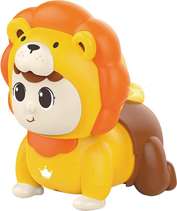 Lodër interaktive për foshnje Huanger HE0705, me drita dhe zë, verdhë/portokalli