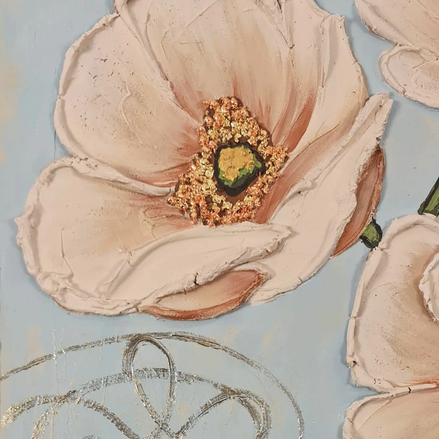 Pikturë dekorative me vaj, Wallity, OP10068 - 7070, shumëngjyrëshe, 70x70cm