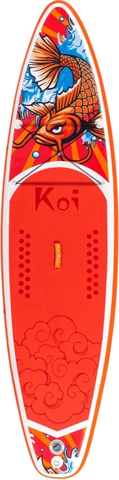 dërrasë SUP fryrëse FunWater Feath-R Lite SUPFR01E, 350 x 83 x 15 cm, set me aksesorë, portokalli/kuqe