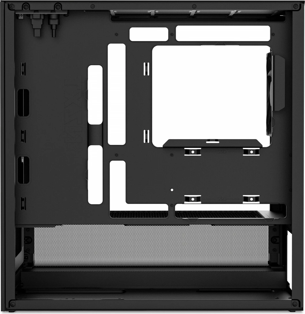 Kasë NZXT H3 Flow, Mini Tower, ATX/Micro ATX, e zezë