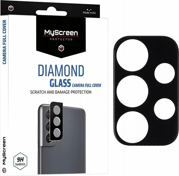 Mbrojtëse xhami e temperuar për lentë kamerë MyScreen Protector Diamond Glass Camera Full Cover për Samsung Galaxy A33/A53/A73, 1 copë