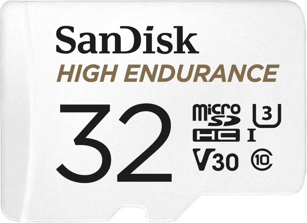 Kartë memorie MicroSDHC SanDisk High Endurance,  UHS-I Class 10, 32GB