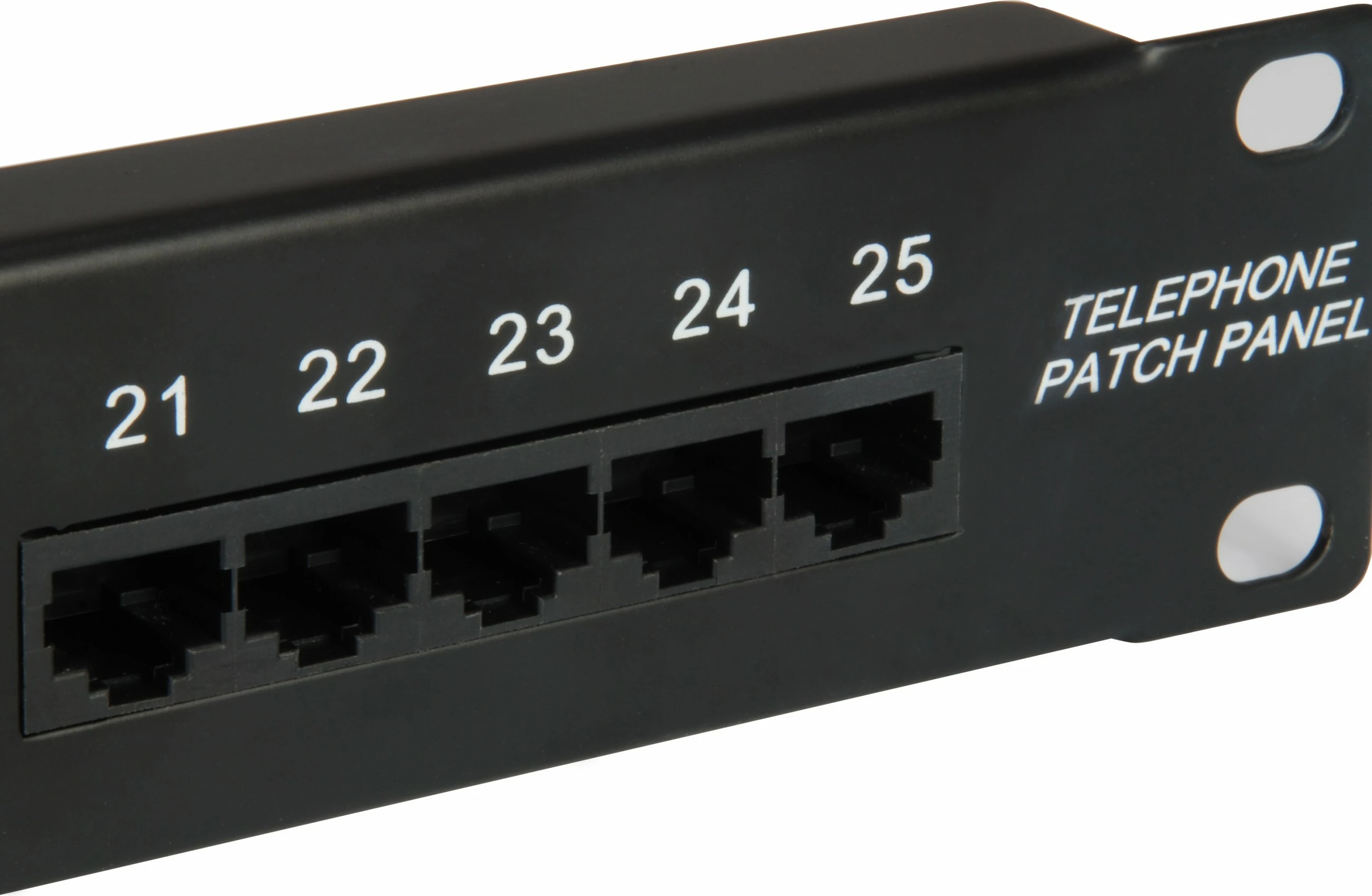 Patch panel ISDN Equip 25-porta, Cat3, 1U, rack mounting, zi