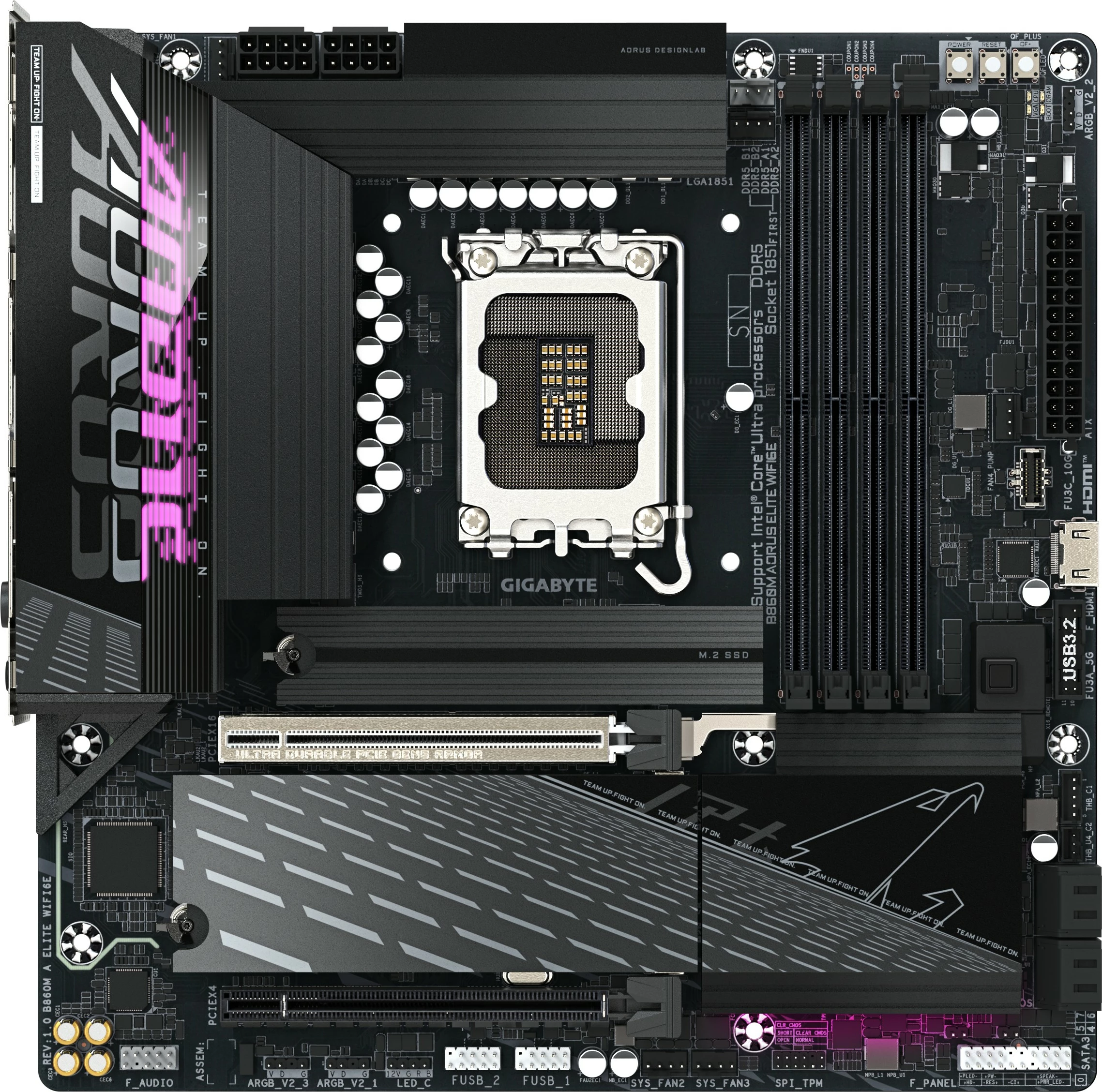 Pllakë amë LGA1851 Gigabyte B860M AORUS ELITE WIFI6E