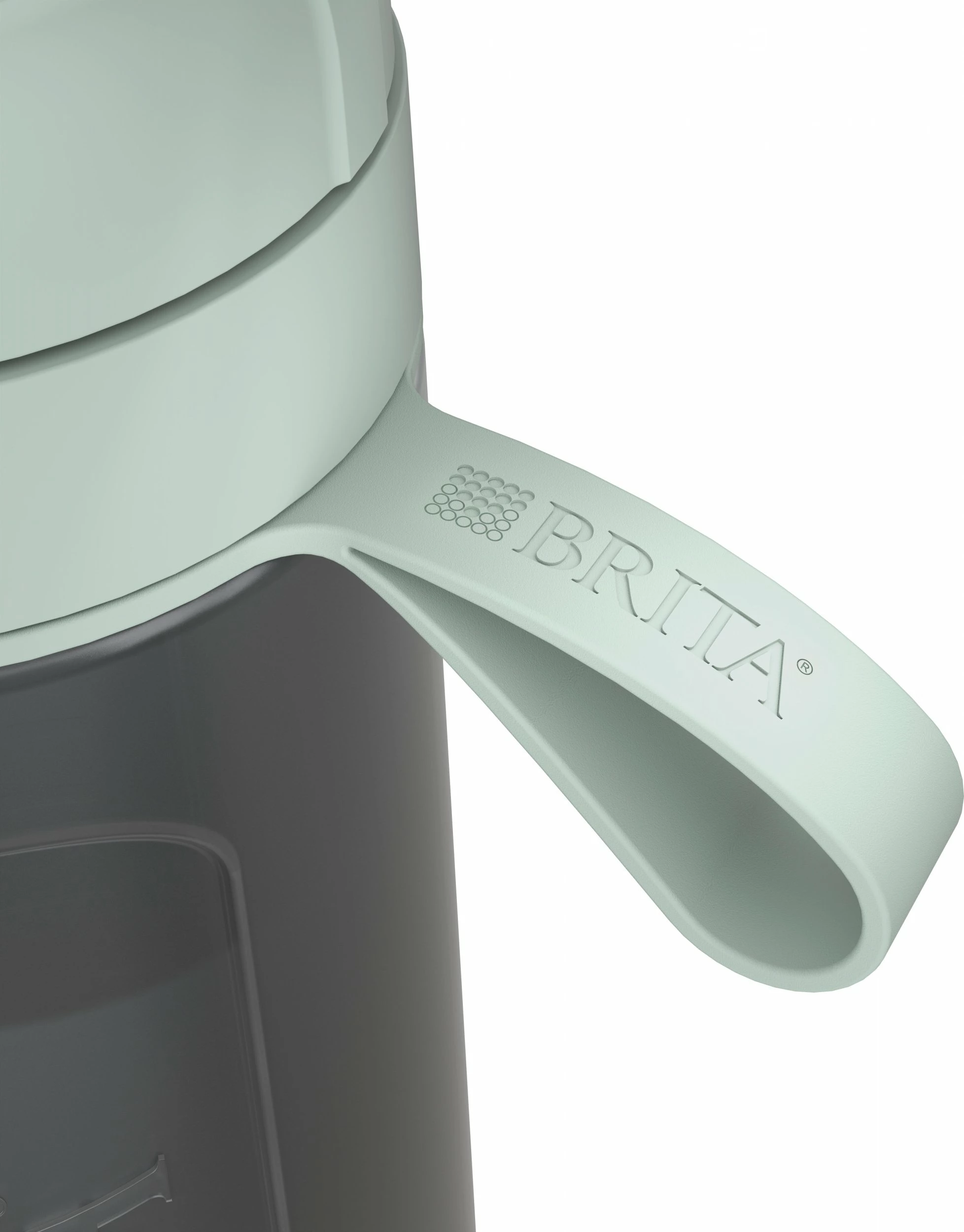 Shishe filtruese uji Brita Active 600 ml, set me 2 filtra MicroDisc, jeshile pastel