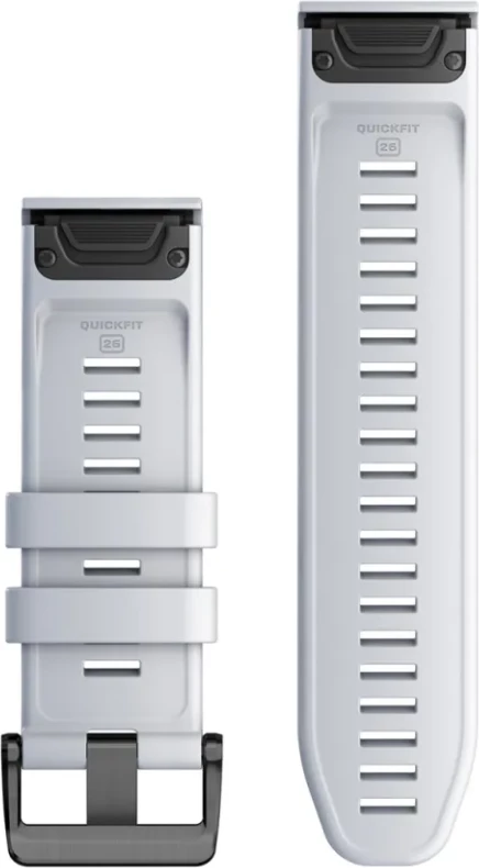 Rrip për smartwatch Garmin QuickFit® 26 Bands, Silicone, Whitestone