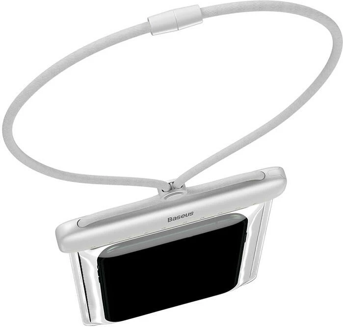 Mbështjellës i papërshkueshëm nga uji për celular Baseus AquaGlide, P60263700213-00, i bardhë