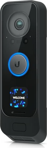 Zile dere Ubiquiti G4 Doorbell Pro, e zezë, IPX4, alumin, polikarbonat (PC), IR, montim në mur, 2-drejtim