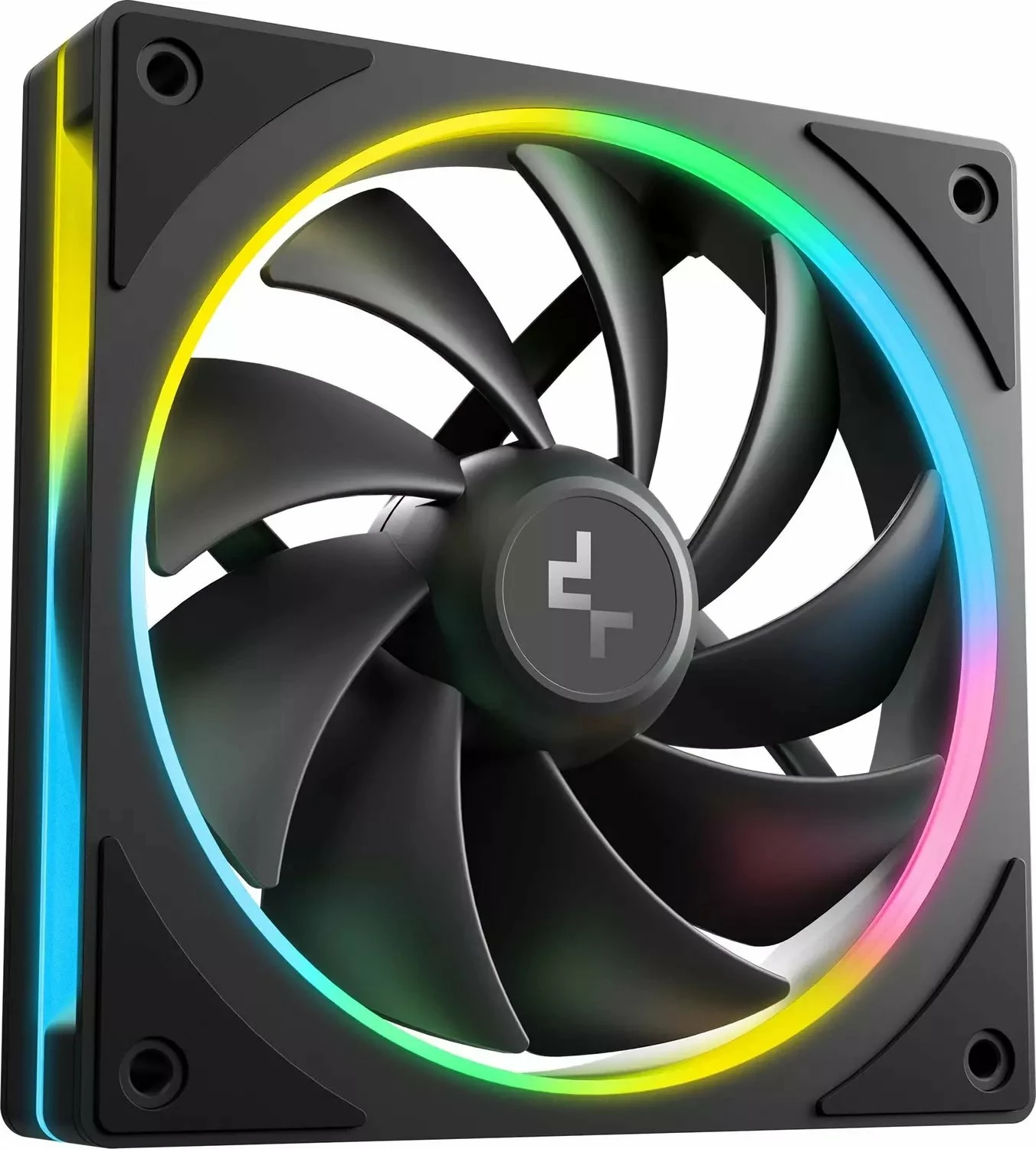 Ventilator kasë Deepcool FL12 SE (R-FL12SE-BKAPN3-G) 120mm PWM ARGB, paketë 3 copë, i zi