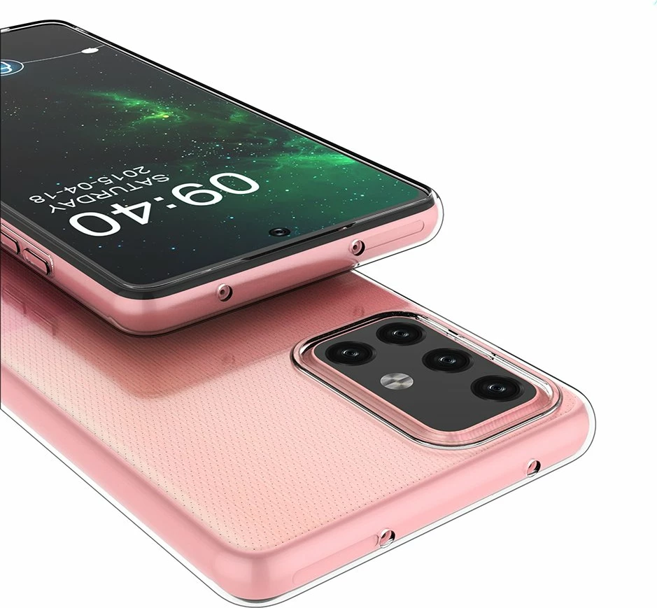 Mbështjellës Hurtel Ultra Clear 0.5mm për Samsung Galaxy A73, Transparent