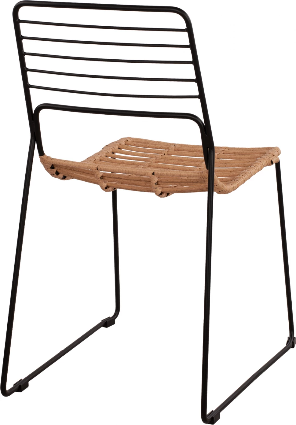 Karrige metalike Allegra FH5694 me thurje beixh 51x54x83cm