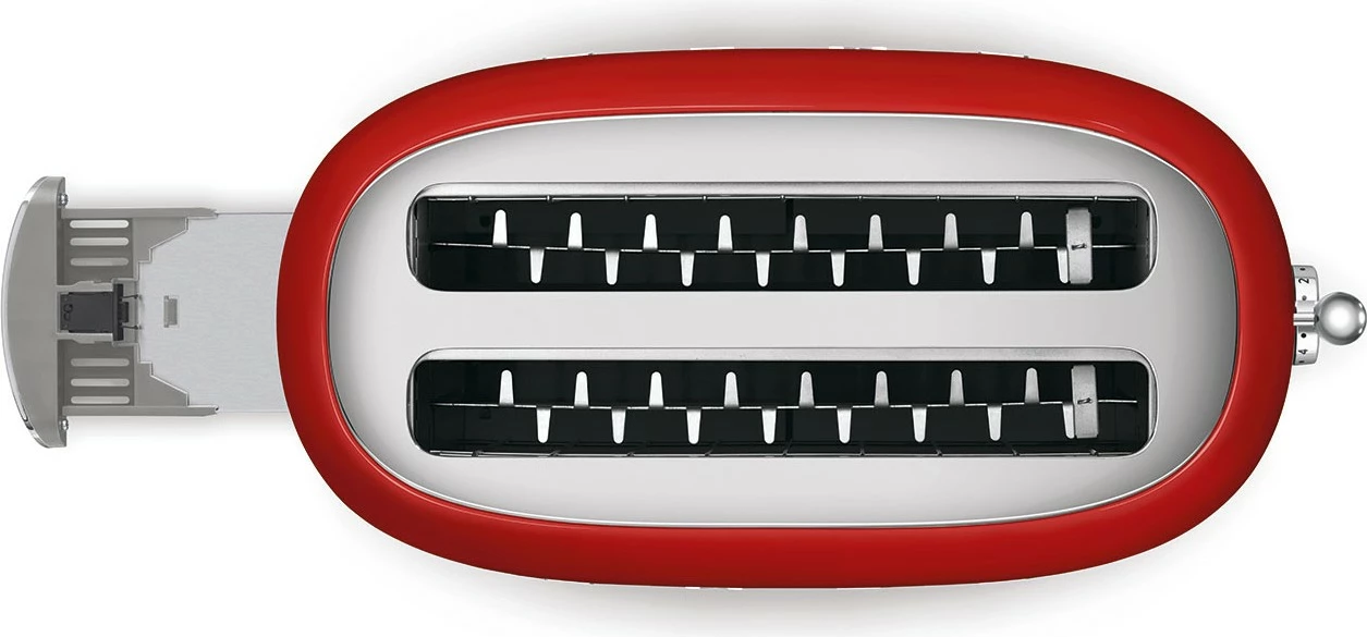 Tostues SMEG TSF02RDEU 4 feta, 1500W, i kuq