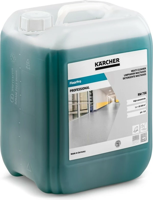 Solucion Profesional për Larjen e Thellë të Sipërfaqeve Karcher, 10 L