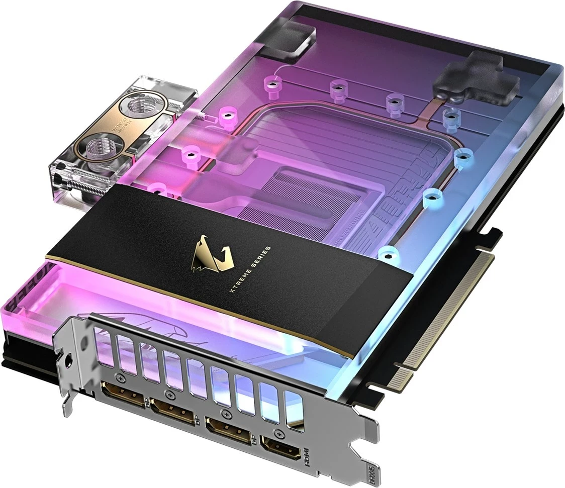 Kasë grafike Gigabyte AORUS GeForce RTX 5090 XTREME WATERFORCE WB, 32GB GDDR7, e zezë