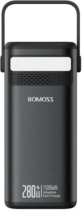 Powerbank Romoss PMT75-DC 75000mAh 280W, e zezë